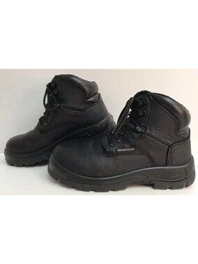 Black Boots Poseidon Comp Toe Waterproof Mens 6 W8 S Fellas by Genuine Grip 6050